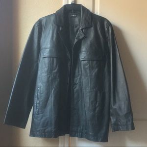 Brand New!! Genuine leather vintage jacket / blazer